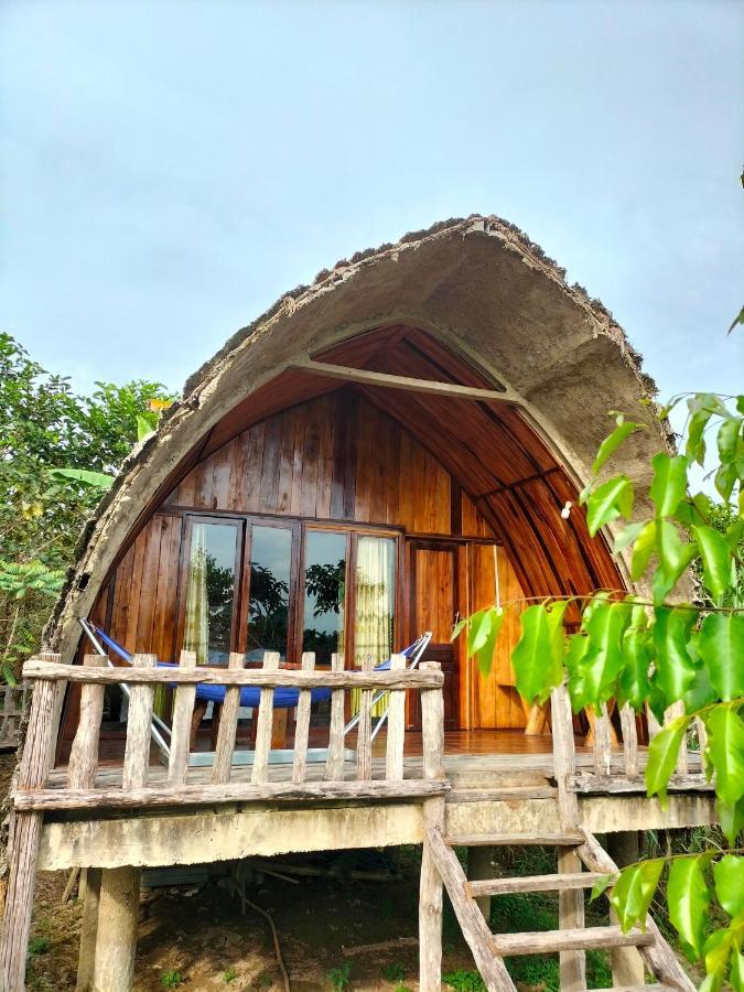 Rice Straw Green Lodge- Resort Quan Tom Bagian luar foto