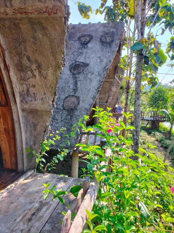 Rice Straw Green Lodge- Resort Quan Tom Bagian luar foto