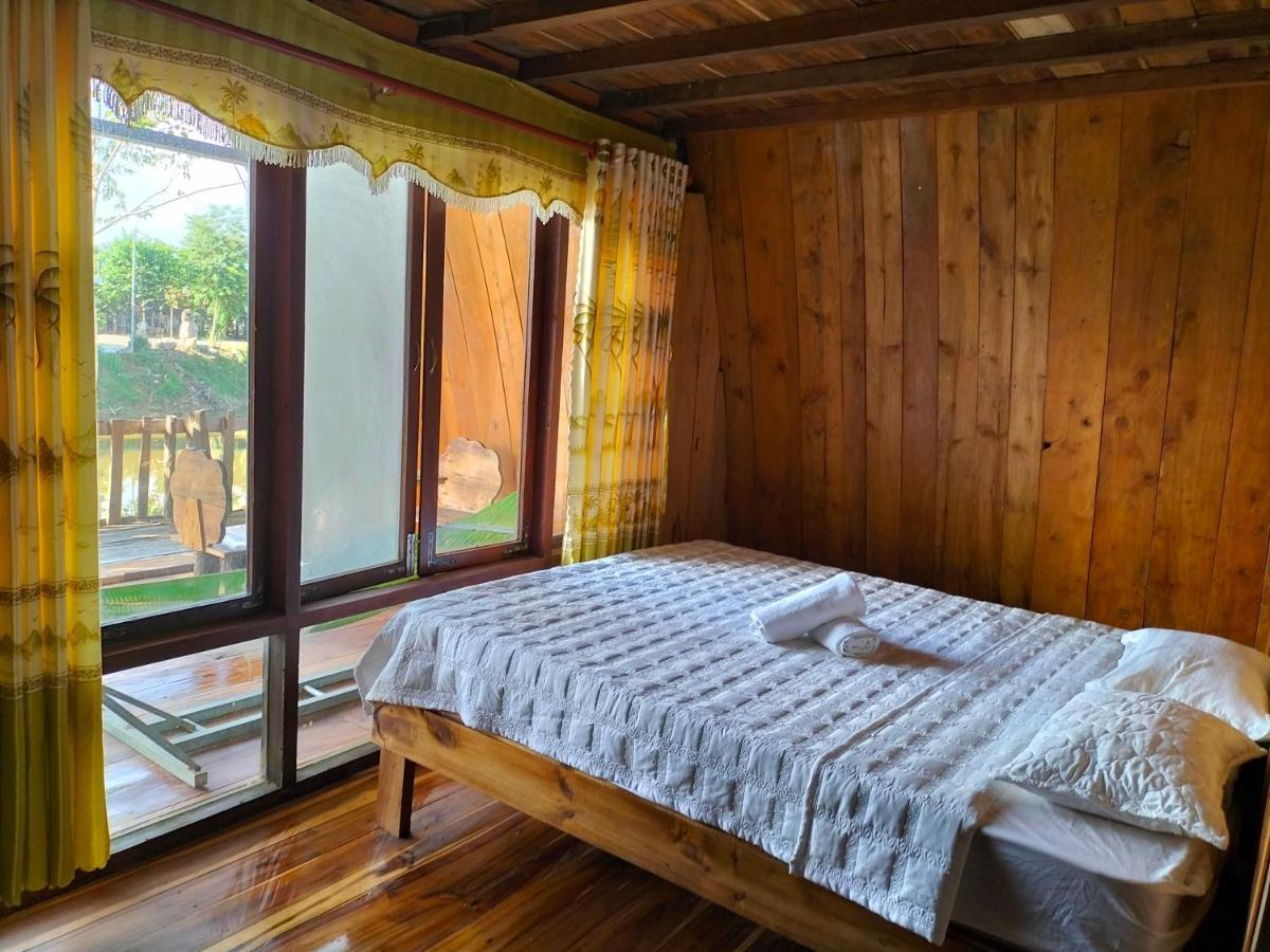 Rice Straw Green Lodge- Resort Quan Tom Bagian luar foto