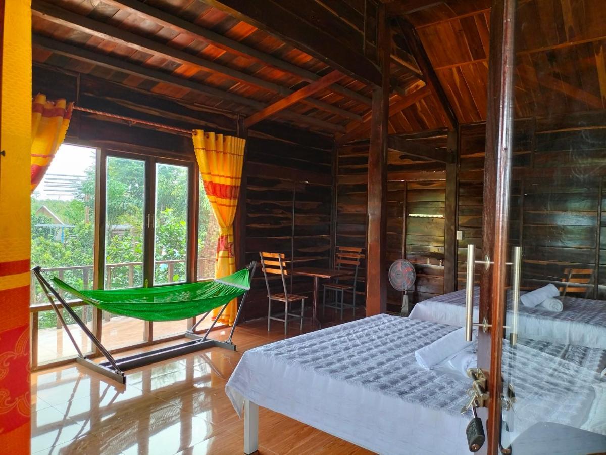 Rice Straw Green Lodge- Resort Quan Tom Bagian luar foto
