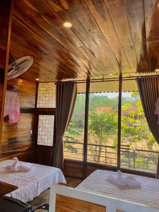 Rice Straw Green Lodge- Resort Quan Tom Bagian luar foto