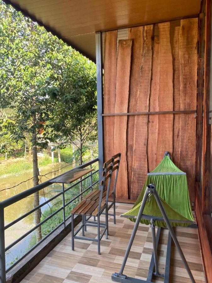 Rice Straw Green Lodge- Resort Quan Tom Bagian luar foto
