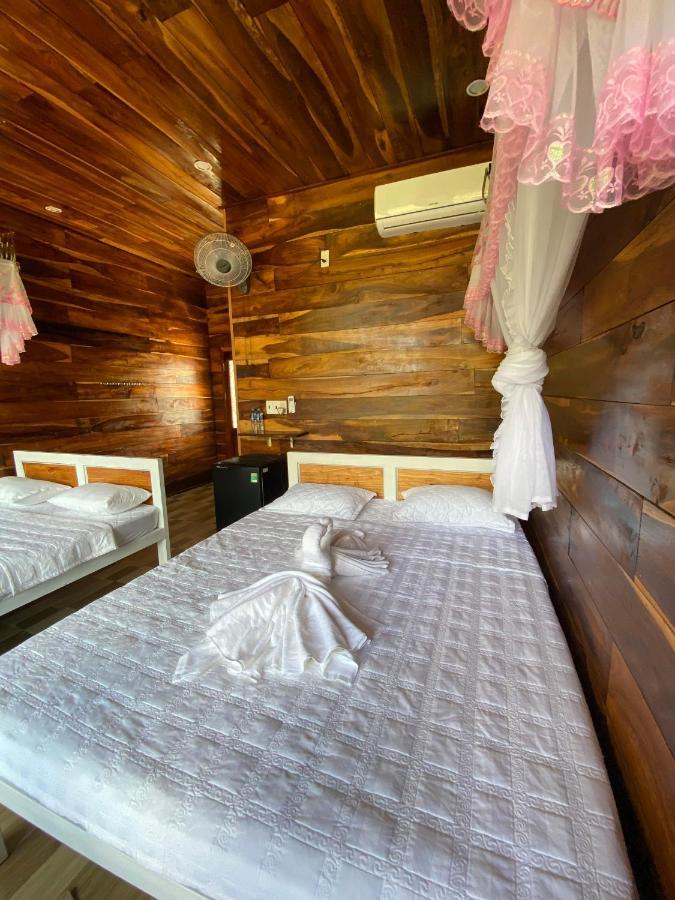 Rice Straw Green Lodge- Resort Quan Tom Bagian luar foto
